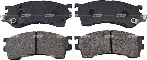 CTR GK0649 - Brake Pad Set, disc brake www.autospares.lv