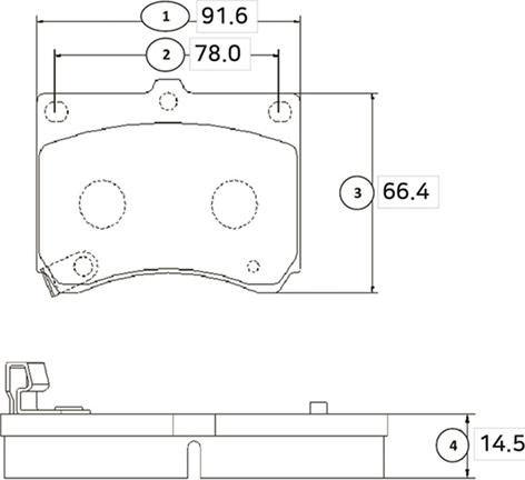 CTR GK0648 - Bremžu uzliku kompl., Disku bremzes www.autospares.lv