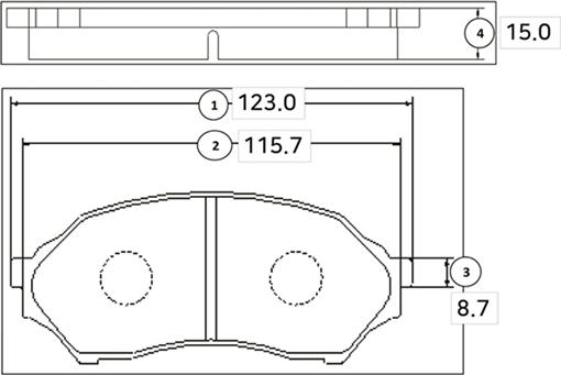 CTR GK0647 - Bremžu uzliku kompl., Disku bremzes www.autospares.lv