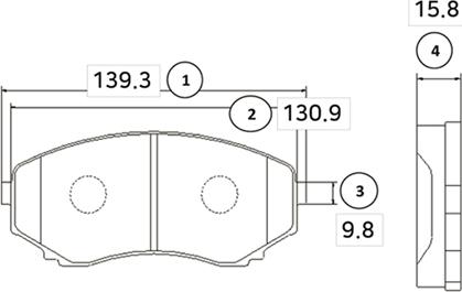 CTR GK0656 - Тормозные колодки, дисковые, комплект www.autospares.lv