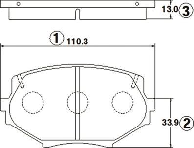 CTR GK0650 - Bremžu uzliku kompl., Disku bremzes www.autospares.lv