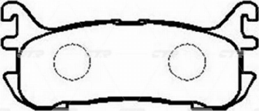 CTR GK0664 - Bremžu uzliku kompl., Disku bremzes www.autospares.lv