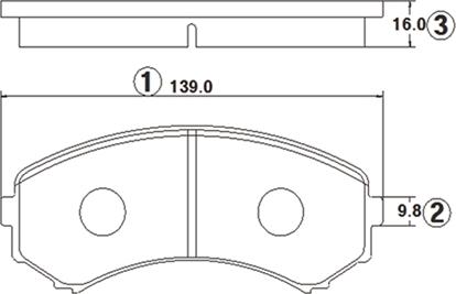 CTR GK0687 - Brake Pad Set, disc brake www.autospares.lv