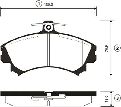 CTR GK0637 - Bremžu uzliku kompl., Disku bremzes www.autospares.lv