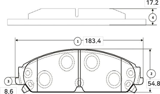 CTR GK0096 - Bremžu uzliku kompl., Disku bremzes www.autospares.lv