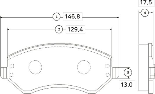 CTR GK0090 - Bremžu uzliku kompl., Disku bremzes www.autospares.lv