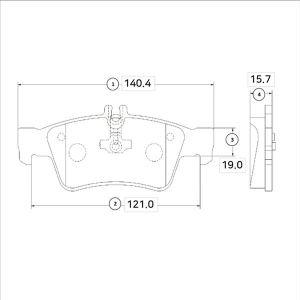 CTR GK0040 - Bremžu uzliku kompl., Disku bremzes www.autospares.lv