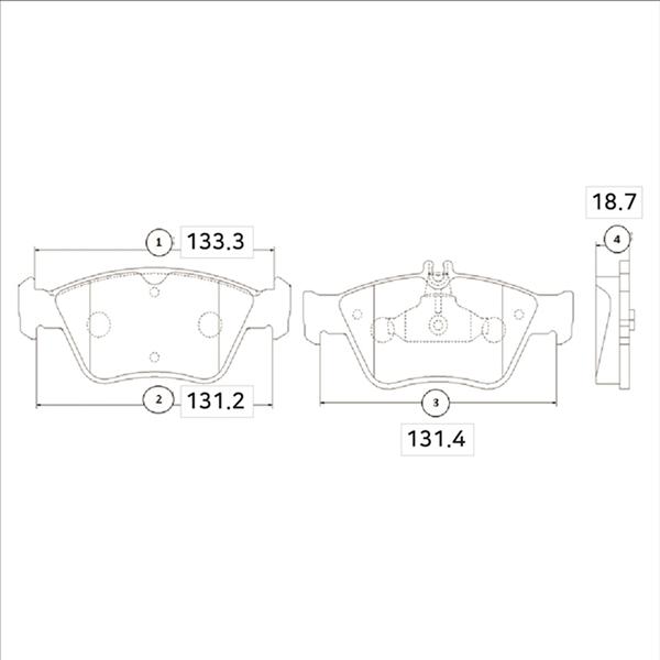 CTR GK0041 - Bremžu uzliku kompl., Disku bremzes www.autospares.lv