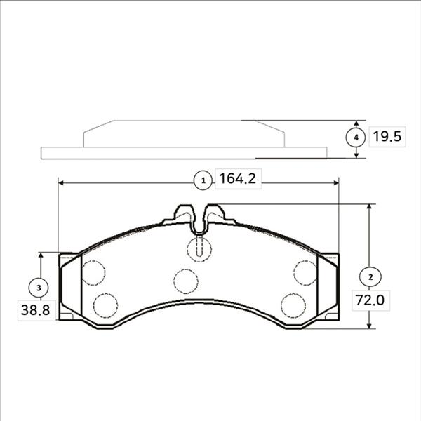 CTR GK0056 - Bremžu uzliku kompl., Disku bremzes www.autospares.lv