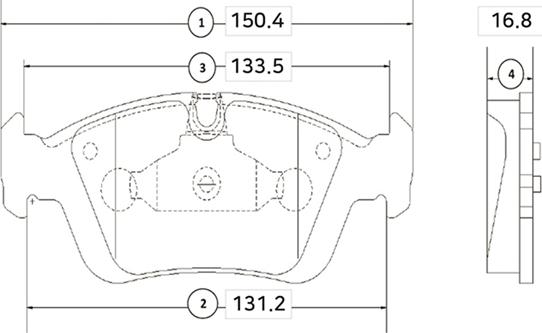 CTR GK0001 - Bremžu uzliku kompl., Disku bremzes autospares.lv