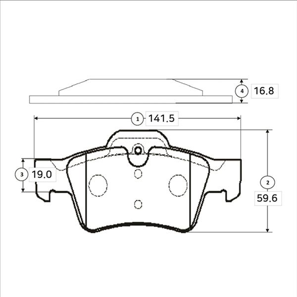 CTR GK0080 - Bremžu uzliku kompl., Disku bremzes www.autospares.lv