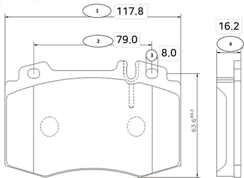 CTR GK0034 - Bremžu uzliku kompl., Disku bremzes www.autospares.lv