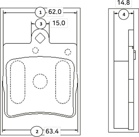 CTR GK0038 - Bremžu uzliku kompl., Disku bremzes www.autospares.lv