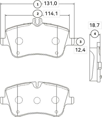 CTR GK0037 - Bremžu uzliku kompl., Disku bremzes www.autospares.lv