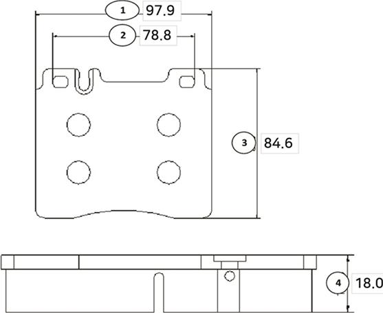 CTR GK0029 - Bremžu uzliku kompl., Disku bremzes www.autospares.lv