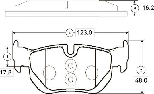 CTR GK0024 - Bremžu uzliku kompl., Disku bremzes www.autospares.lv