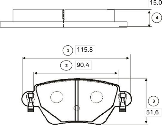 CTR GK0191 - Bremžu uzliku kompl., Disku bremzes www.autospares.lv