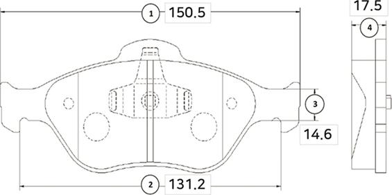 CTR GK0160 - Bremžu uzliku kompl., Disku bremzes autospares.lv