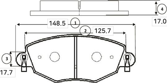 CTR GK0186 - Bremžu uzliku kompl., Disku bremzes www.autospares.lv