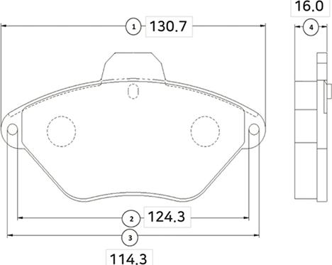 CTR GK0860 - Bremžu uzliku kompl., Disku bremzes www.autospares.lv