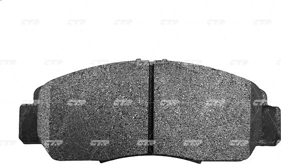 CTR GK0348 - Brake Pad Set, disc brake www.autospares.lv