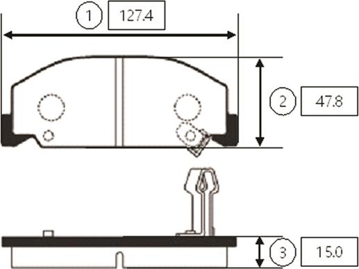 CTR GK0356 - Bremžu uzliku kompl., Disku bremzes autospares.lv