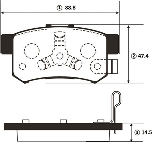 CTR GK0358 - Bremžu uzliku kompl., Disku bremzes www.autospares.lv