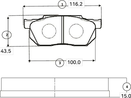 CTR GK0367 - Bremžu uzliku kompl., Disku bremzes www.autospares.lv