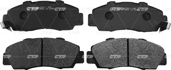 CTR GK0318 - Тормозные колодки, дисковые, комплект www.autospares.lv