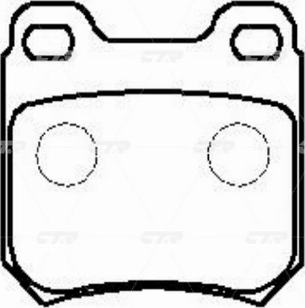 CTR GK0313 - Bremžu uzliku kompl., Disku bremzes www.autospares.lv