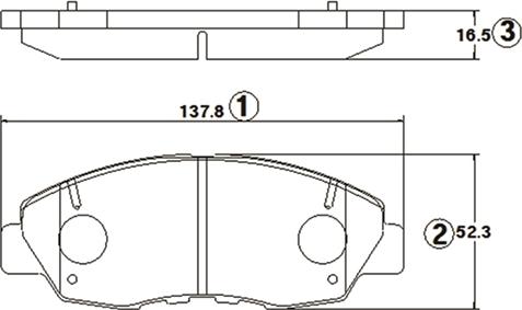 CTR GK0383 - Bremžu uzliku kompl., Disku bremzes www.autospares.lv