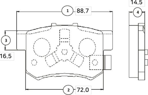 CTR GK0339 - Bremžu uzliku kompl., Disku bremzes autospares.lv