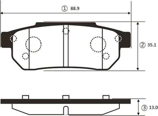 CTR GK0334 - Тормозные колодки, дисковые, комплект www.autospares.lv