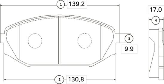 CTR GK0330 - Bremžu uzliku kompl., Disku bremzes www.autospares.lv