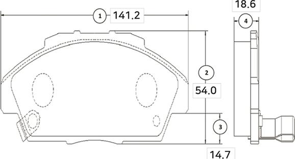 CTR GK0327 - Тормозные колодки, дисковые, комплект www.autospares.lv