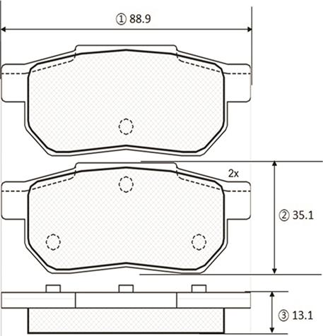 CTR GK0370 - Bremžu uzliku kompl., Disku bremzes www.autospares.lv