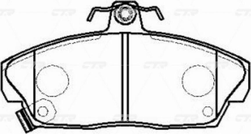 CTR GK0378 - Bremžu uzliku kompl., Disku bremzes www.autospares.lv