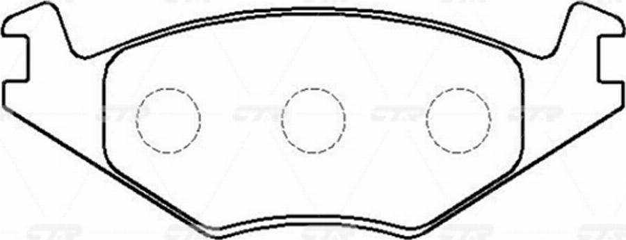 CTR GK0792 - Bremžu uzliku kompl., Disku bremzes www.autospares.lv