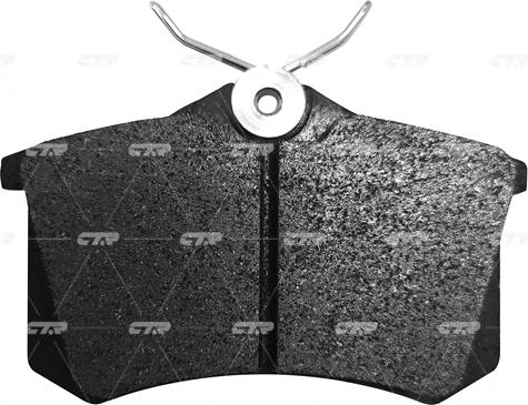 CTR GK0766 - Тормозные колодки, дисковые, комплект www.autospares.lv