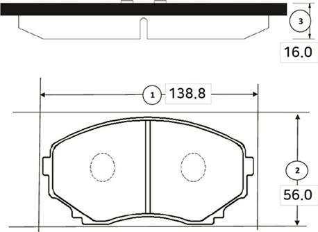 CTR GK0704 - Тормозные колодки, дисковые, комплект www.autospares.lv