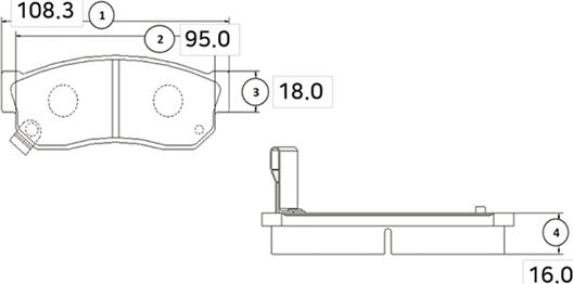 CTR GK0717 - Bremžu uzliku kompl., Disku bremzes www.autospares.lv