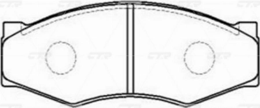 CTR GK0783 - Bremžu uzliku kompl., Disku bremzes www.autospares.lv