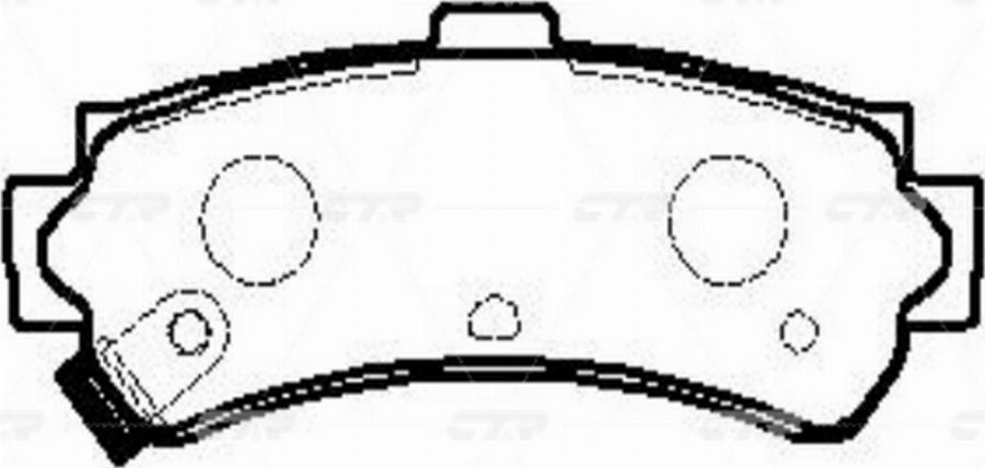 CTR GK0723 - Bremžu uzliku kompl., Disku bremzes www.autospares.lv