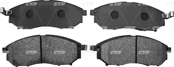 CTR GK0727 - Brake Pad Set, disc brake www.autospares.lv