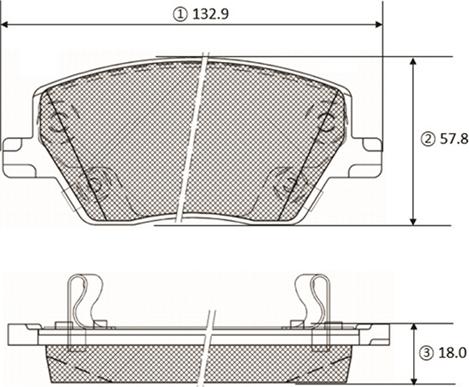 CTR GK1442 - Bremžu uzliku kompl., Disku bremzes www.autospares.lv