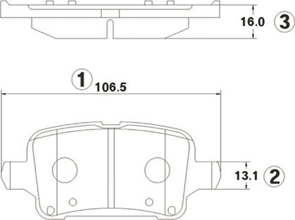 CTR GK1415 - Bremžu uzliku kompl., Disku bremzes www.autospares.lv