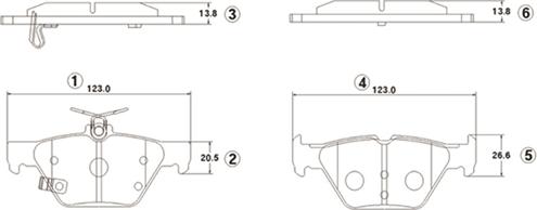 CTR GK1426 - Bremžu uzliku kompl., Disku bremzes www.autospares.lv