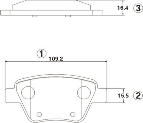 CTR GK1427 - Bremžu uzliku kompl., Disku bremzes www.autospares.lv