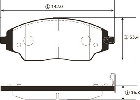 CTR GK1479 - Bremžu uzliku kompl., Disku bremzes www.autospares.lv