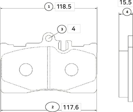 CTR GK1047 - Bremžu uzliku kompl., Disku bremzes www.autospares.lv